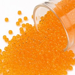 (10) Transparent Light Hyacinth Тохо 11/0 круглые бусины, японский бисер, (10) прозрачный светлый гиацинт, 2.2 мм, отверстие : 0.8 мм, о 1110шт / бутылка, 10 г / бутылка