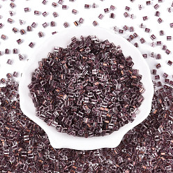 Седло Коричневый Прозрачные внутри цветные стеклянные бусины, треугольные, седло коричневый, 3.4x3.4~3.8x3.4~3.8 мм, отверстие : 1 мм, Около 7500 шт / фунт