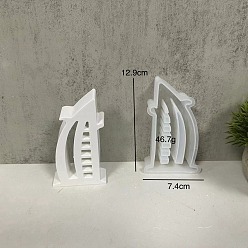 Building Украшение своими руками силиконовая форма, формы для литья смолы, для уф-смолы, изготовление изделий из эпоксидной смолы, здание, 130x75x26.5 мм, внутренний диаметр: 121x66 мм