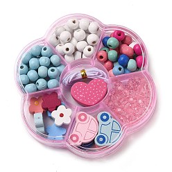 Mixed Shapes Тема детского дня, набор украшений из кленового дерева, наборы для изготовления своими руками, разнообразные, 14~18x14~26x5.5~6 мм, отверстие : 1.8~2 мм