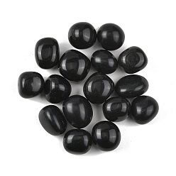 Обсидиан Природные обсидиана бусы, обваленные камни, нет отверстий / незавершенного, самородки, 20~56x18~30.5x8~28 мм