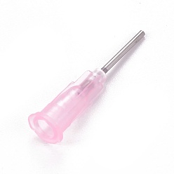 Pink Plastic Fluid Precision Blunt Needle Dispense Tips, Pink, 7.5x6.5x30mm, Inner Diameter: 4mm, Pin: 1.2mm