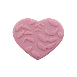 Фламинго Силиконовые фокусные шарики, сердце, фламинго, 25x20 мм