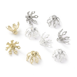 (52) Непрозрачная лаванда Латунная бусина, для изготовления стеклянного кулона, разноцветные, 10x7.5 мм, отверстие : 1.4 мм