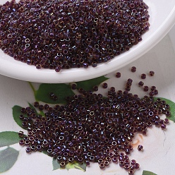 (DB0061) Светлый Топазовый Блеск с Пурпурной Подкладкой Бусины miyuki delica, цилиндр, японский бисер, 11/0, (дБ 0061) светло-фиолетовый топаз с блеском, 1.3x1.6 мм, Отверстие: 0.8 мм, о 2000 шт / бутылка, 10 г / бутылка