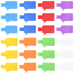 (52) Непрозрачная лаванда 30шт. нейлоновых этикеток на липучках для кабелей, кабельные стяжки с возможностью записи, разноцветные, 46x28x3 мм