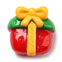 Box Кабошоны из непрозрачной рождественской смолы, мультяшные кабошоны, коробка, 13.5x13x8 мм