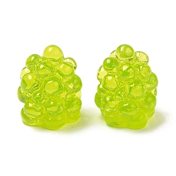 Винограды Полустереоскопические кабошоны из прозрачной смолы, фрукты, винограды, 17x13.7 мм