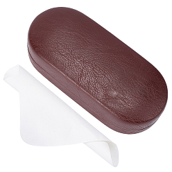 Кокосово-Коричневый 1футляры для очков из поликарбоната и искусственной кожи, прямоугольные, кокосового коричневый, 165x76.5x55 мм