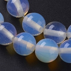 Opalite Opalite Beads Strands, Round, 8mm, Hole: 1mm, about 50pcs/strand, 14.76 inch