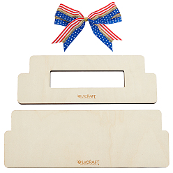 Цвет Древесины Шаблоны для изготовления деревянных луков, бант инструмент для самостоятельного изготовления, деревесиные, 10.8~12.3x30~35x0.65 см, 2 шт / комплект