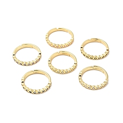 (52) Непрозрачная лаванда Регулируемые кольца из кубического циркония, стеллаж для латунных украшений для женщин, без кадмия и без свинца, разноцветные, 2.8 мм, внутренний диаметр: 16.9~20.9 мм