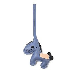 Васильковый Подвески из конской искусственной кожи, украшения для сумок, васильковый, 230 мм