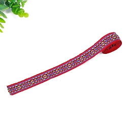 Rouge Ruban polyester, ornement de vêtements, rouge, 3/4 pouces (20 mm)