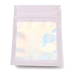 чертополох Пластиковые пакеты с застежкой-молнией «инь-ян», самозакрывающиеся пакеты с окошком, прямоугольные, чертополох, 9.9x7x0.01 см, односторонняя толщина: 2.7 мил(0.07мм)