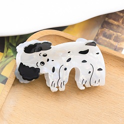 Собака Пластиковые заколки для волос из пвх, аксессуары для волос для женщин и девочек, собака, 49x77x53 мм