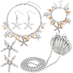 Платина Сумки через плечо из сплава, заколки для волос из кожи аллигатора, ожерелья, серьги и браслеты с подвесками, платина, 36 мм