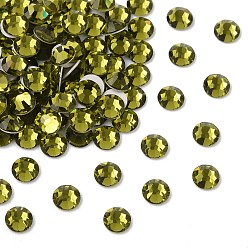 50230 Olivine Preciosa® maxima crystal без горячей фиксации плоские камни, чешский хрусталь, срыв твердой мозговой оболочки, круглый(438 11 615 шатон-роза), 50230 оливин, ss 6 (1.9~2.1 мм)