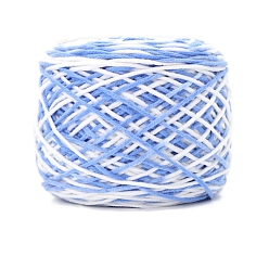 Светло-Голубой Шерстяная пряжа, для одежды шарфы свитера шали шапки, Небесно-голубой, 5 мм