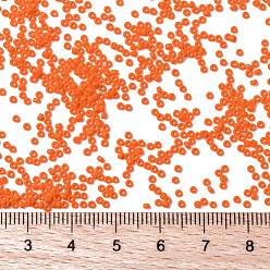(RR406) Непрозрачный Оранжевый Миюки круглые бусины рокайль, японский бисер, 15/0, (rr 406) непрозрачный апельсин, 15/0, 1.5 мм, отверстия : 0.7 mm, около 250000 шт / фунт