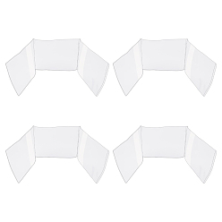 Прозрачный Пластиковая обложка для карточки с инструкциями по маджонгу, прозрачные, 475x131x0.3 мм