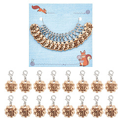 Лимонный шифон 16 шт. 2 стильный цветок с надписью «дерево» m s r / m s l подвесные маркеры для закрепки стежков, подвески крючком с застежкой-лобстером, лимонный шифон, 1 см, 1 шт / стиль