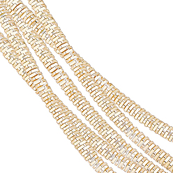 Light Gold Квадратная французская проволока-буйон, медная проволока для вышивки и изготовления украшений, японский золотой, золотой свет, 1x1 мм, около 35 г / коробка