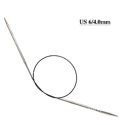 Случайный цвет 304 Круговые спицы из нержавеющей стали, спицы с двойным острием, Со сталью, случайный цвет, 650x4 мм