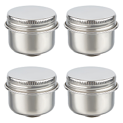 Нержавеющая Сталь Цвет 340 чашка для масляной живописи из нержавеющей стали, палитры контейнер чашка, для рисования, цвет нержавеющей стали, 4.3x4.25x3.5 см, Внутренний диаметр: 3.65 cm