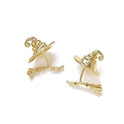 Золотой Сплав под залог, ведьма шляпа, золотые, 17x11 мм