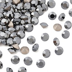 23980 272 Hematite Preciosa® maxima кристалл круглые камни, чешский хрусталь, срыв твердой мозговой оболочки, круглый(431 11 615 шаттон), 23980 272 гематит, сс6/пп13(1.9~2.1мм)