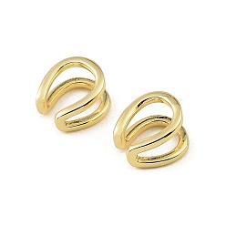 Real 18K Gold Plated Brass Enhancer Shortener Pendant Bails, Rack Plating, Long-Lasting Plated, Cadmium Free & Lead Free, Real 18K Gold Plated, 8x7.5x5mm