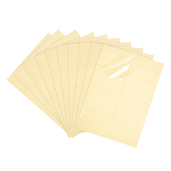 Clear Transparent Self-Adhesive Waterproof PVC Printable Sticker Paper, for Laser Printer, Clear, 30x21x0.02cm, tags: 74x105mm