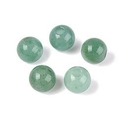 Green Aventurine Natural Green Aventurine Beads, Smooth Round, 10x9~9.5mm, Hole: 3mm