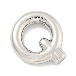 Letter Q Стойки обшивки латунные подвески, долговечный, без свинца и без кадмия, буквенное очарование, Буква Q, 22x21x5 мм, отверстие : 3x1.5 мм