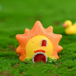 Оранжевый Миниатюрные украшения из смолы, аксессуары для домашнего кукольного домика с микро-ландшафтом, притворяясь опорными украшениями, оранжевые, 49x42 мм