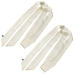 (404) Непрозрачное AB Кислое яблоко Длинный полиэстеровый шелковый шарф для женщин и девочек, цветочный белый, 1920x49x1 мм