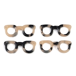 пшеница Пластиковые подвески, форма стекла, цвет пшеницы, 11x27x2.5 мм, отверстие : 1.4 мм