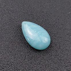 Flower Amazonite Подвески из натуральных цветов амазонита, подвески в виде капель, 25x15~18x7~8 мм, отверстие : 1.2 мм