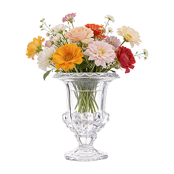 Clear Glass Art Vase, for Home Office Desk, Clear, 158x200mm