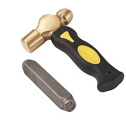 Углеродистая Сталь DIY комплекты ювелирных изделий, латунные молотки и штампы из углеродистой стали, 160x92 мм