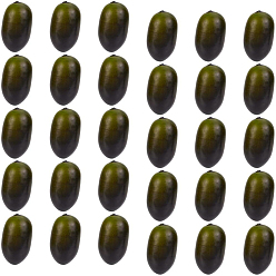 Olive Foam Simulation Olive Model, Artificial Fruit, Photography Props Home Decoration, Olive, 26.5x16mm