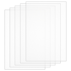 Clear 8 Sheets PVC Frame Protective Film Sheets, Clear, 298x210x0.5mm