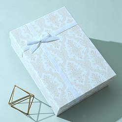 Светло-Синий Картонная подарочная коробка комплект ювелирных изделий коробки, Для кольца, серьга, голубой, 15x11x7.5 см