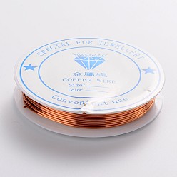Raw Copper Jewelry Wire, Nickel Free, Raw, 20 Gauge, 0.8mm, about 2.8m/roll