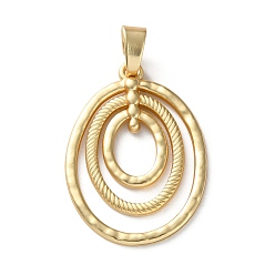 Матовый Золотой Цвет Сплав penadants, овальные, долговечный, без свинца, без никеля и без кадмия, матовый золотой цвет, 58.5x42x4 мм, отверстие : 11.5x5 мм