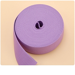 Сливовый Плоская широкая резинка, эластичная лента для аксессуаров одежды, слива, 25 мм, около 5.47 ярдов (5 м) / рулон