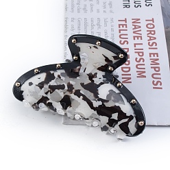 Гейнсборо Заколки для волос из пвх, аксессуары для волос для женщин и девочек, светло-серые, 85x50x48 мм