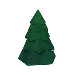 Ghost White DIY Candle Making Silicone Molds, Christmas Theme, Tree, Ghost White, 6.6x6.3x7.7cm, Inner Diameter: 5.4x5.1cm