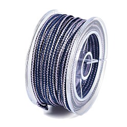 Лиловый 10 ярдов круглых плетеных нейлоновых нитей, для китайского решений узлов, сирень, 1.5 мм, около 2.19 ярдов(2м)~3.28 ярдов(3м)/рулон